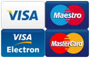 Možnost platby kartami VISA, Maestro, MasterCard, ...